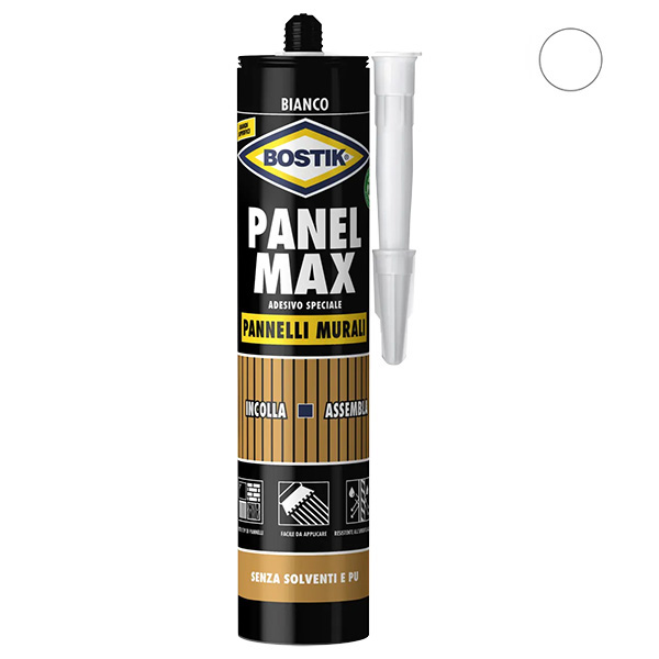 UHU Bostik Panel MAX Bianco Adesivo per Pannelli Murali Cartuccia GR465